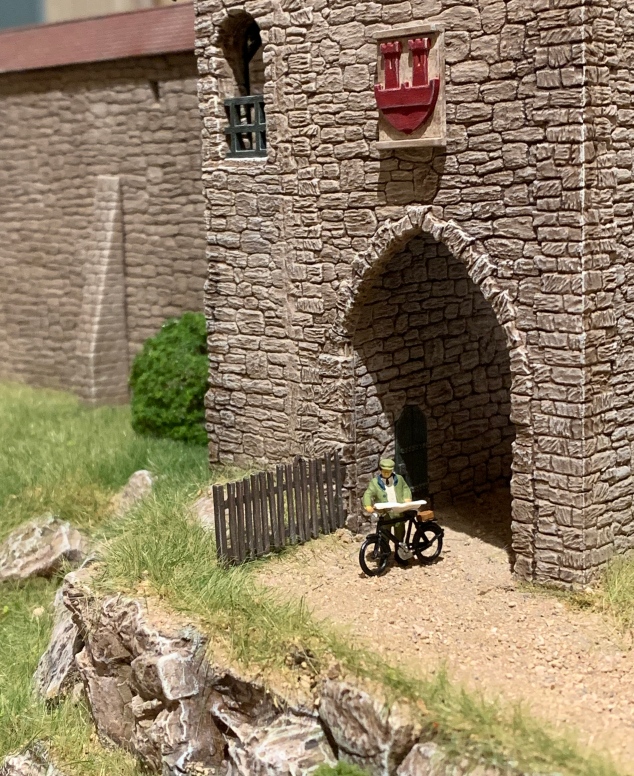 The gate to the city of Burg St. Anton - 1:87 scale